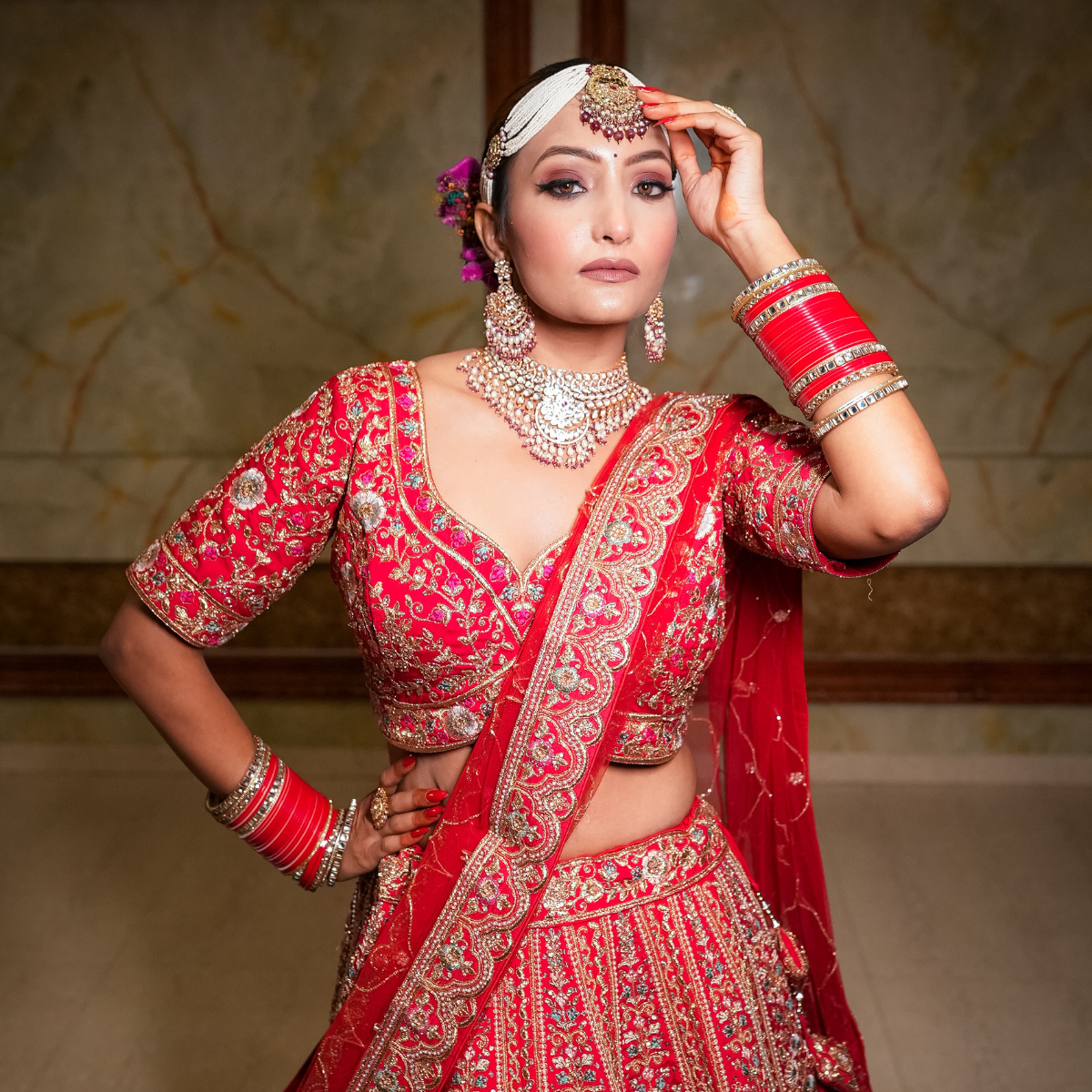 Dancing Dreams Raw Silk Lehenga