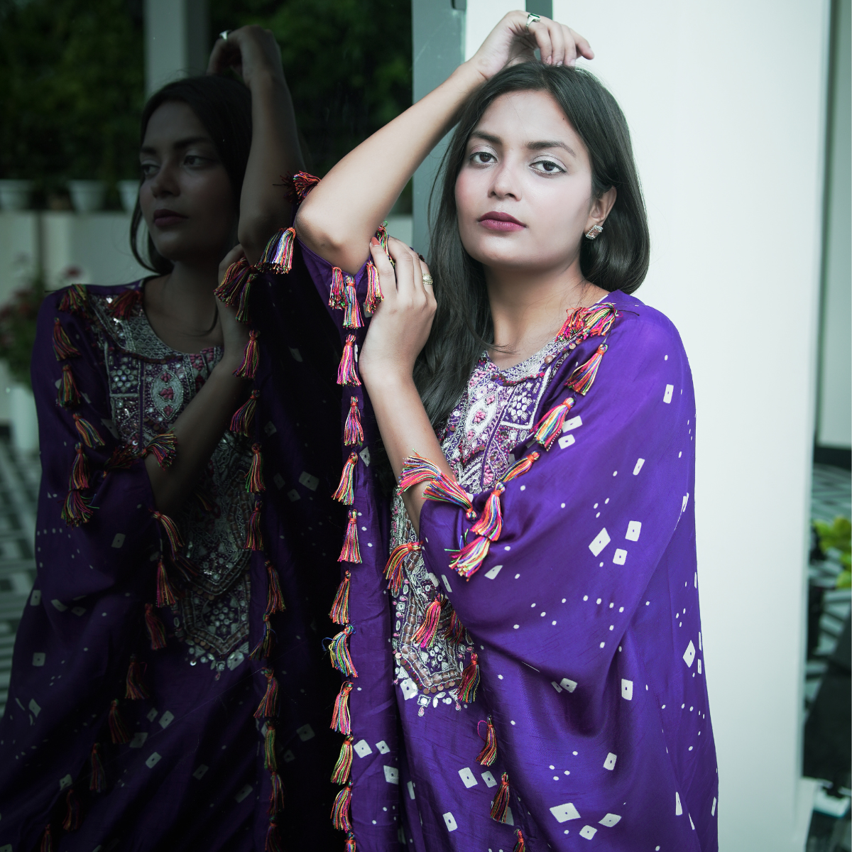 Purple 2pc Indowestern