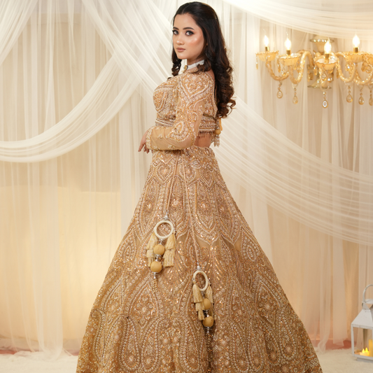 Gold Glam Lehenga