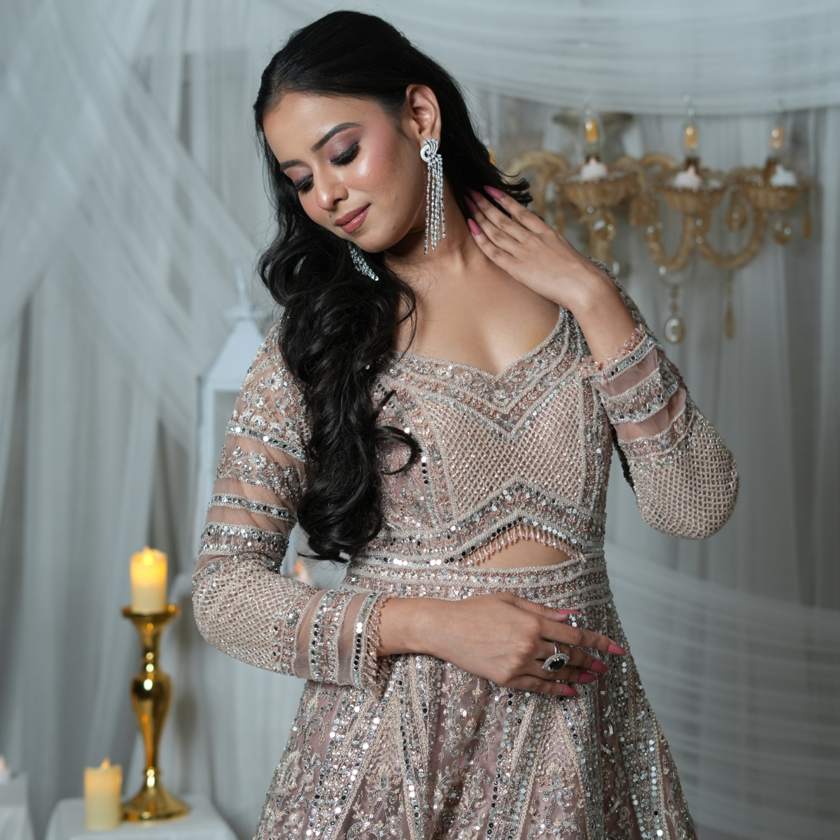 Dreamy Rose Gold Gown
