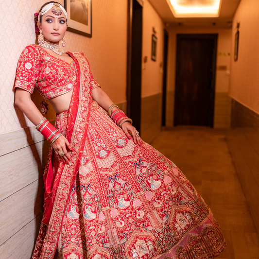 Dancing Dreams Raw Silk Lehenga