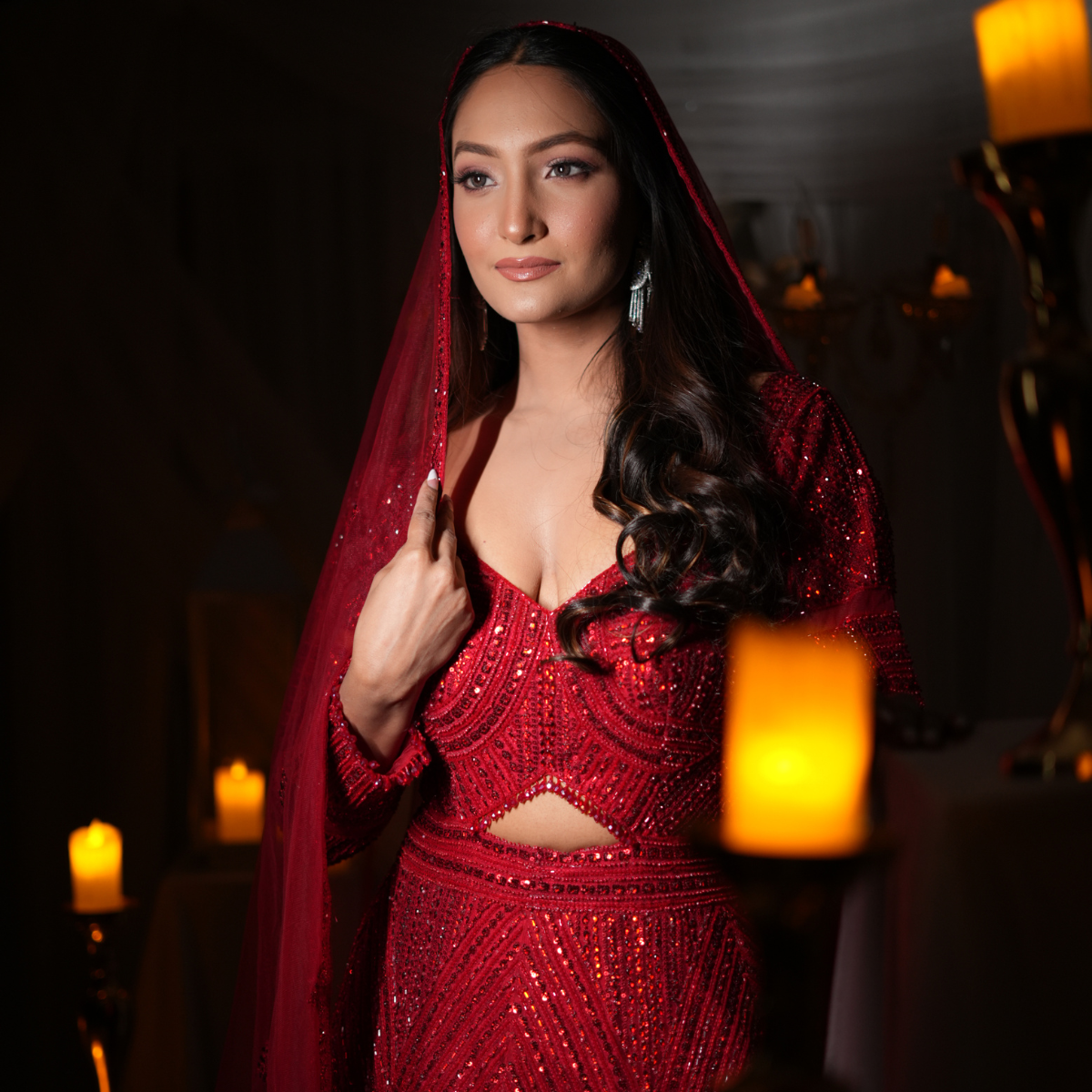 Dreamy Red Gown