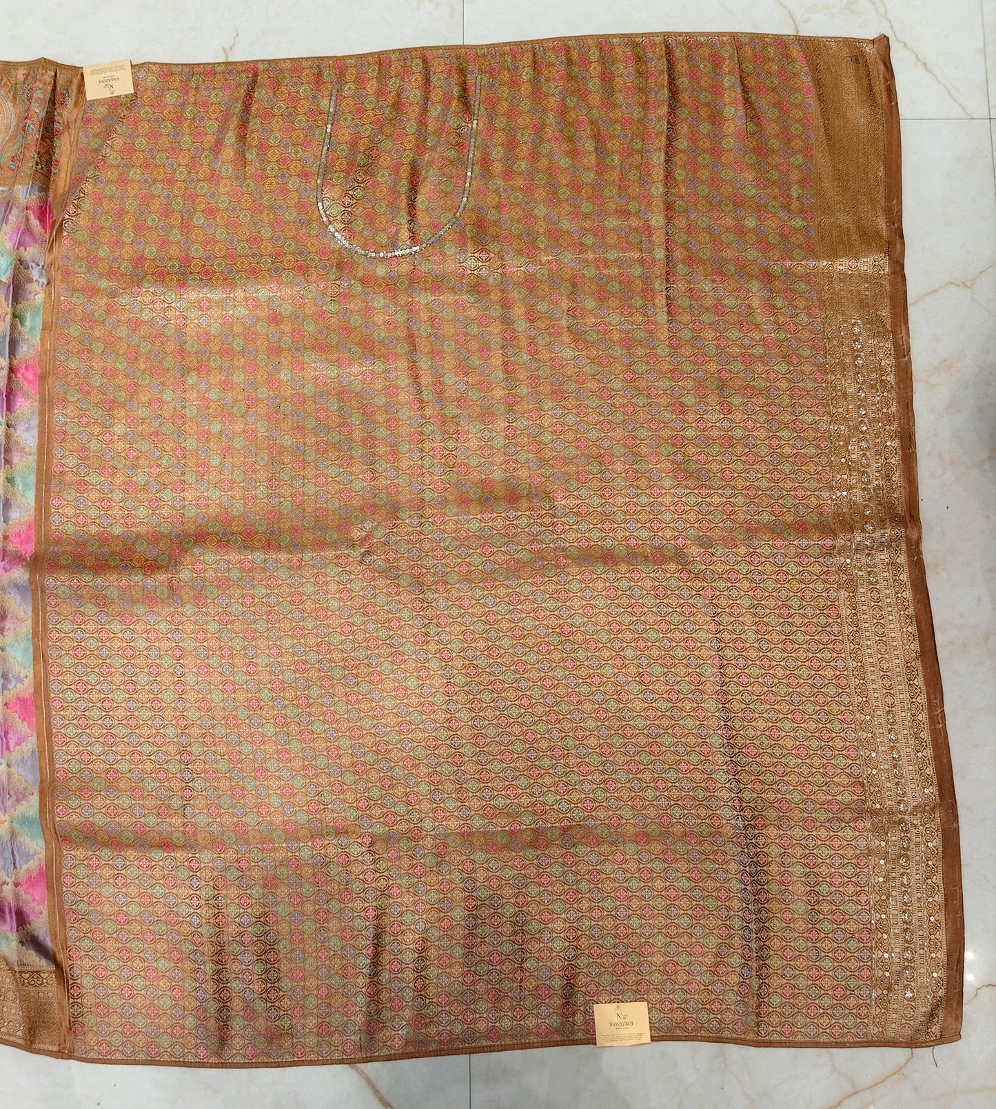 Gold Uppada Silk Saree