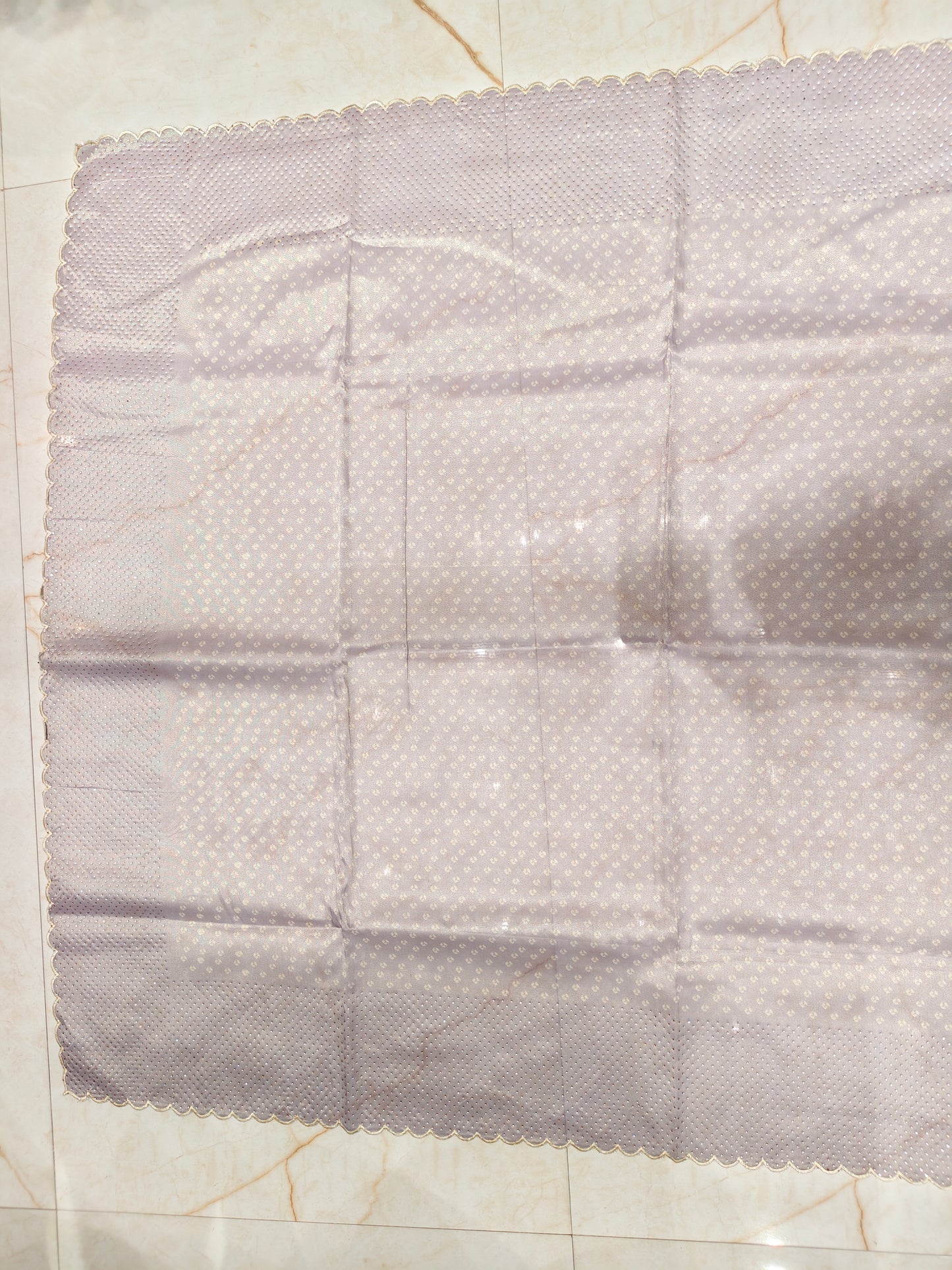 Lavender Stone Work Saree