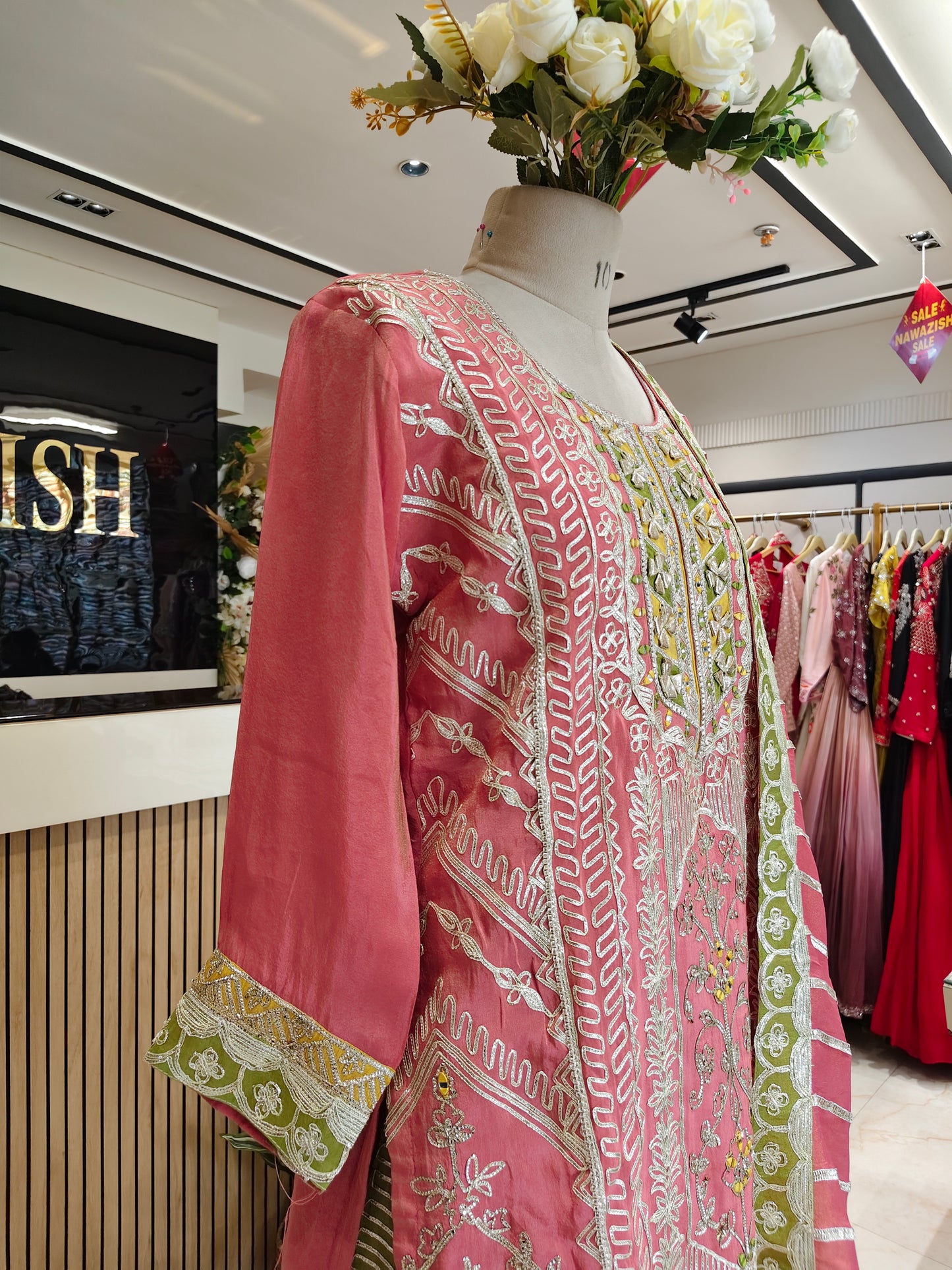 Baby Pink Sharara Set