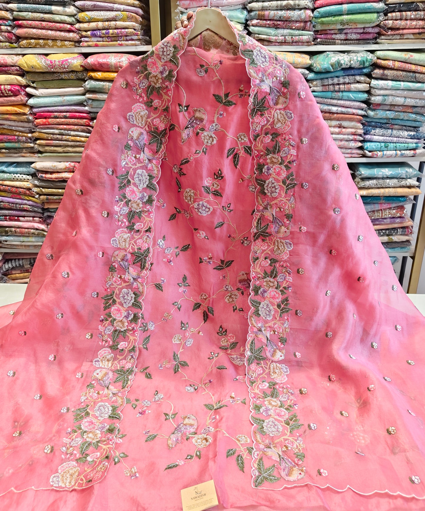 Baby Pink Unstitched Suit
Organza Suit Set
Kutdana Work Suit
Designer Festive Suit
Wedding Wear Suit