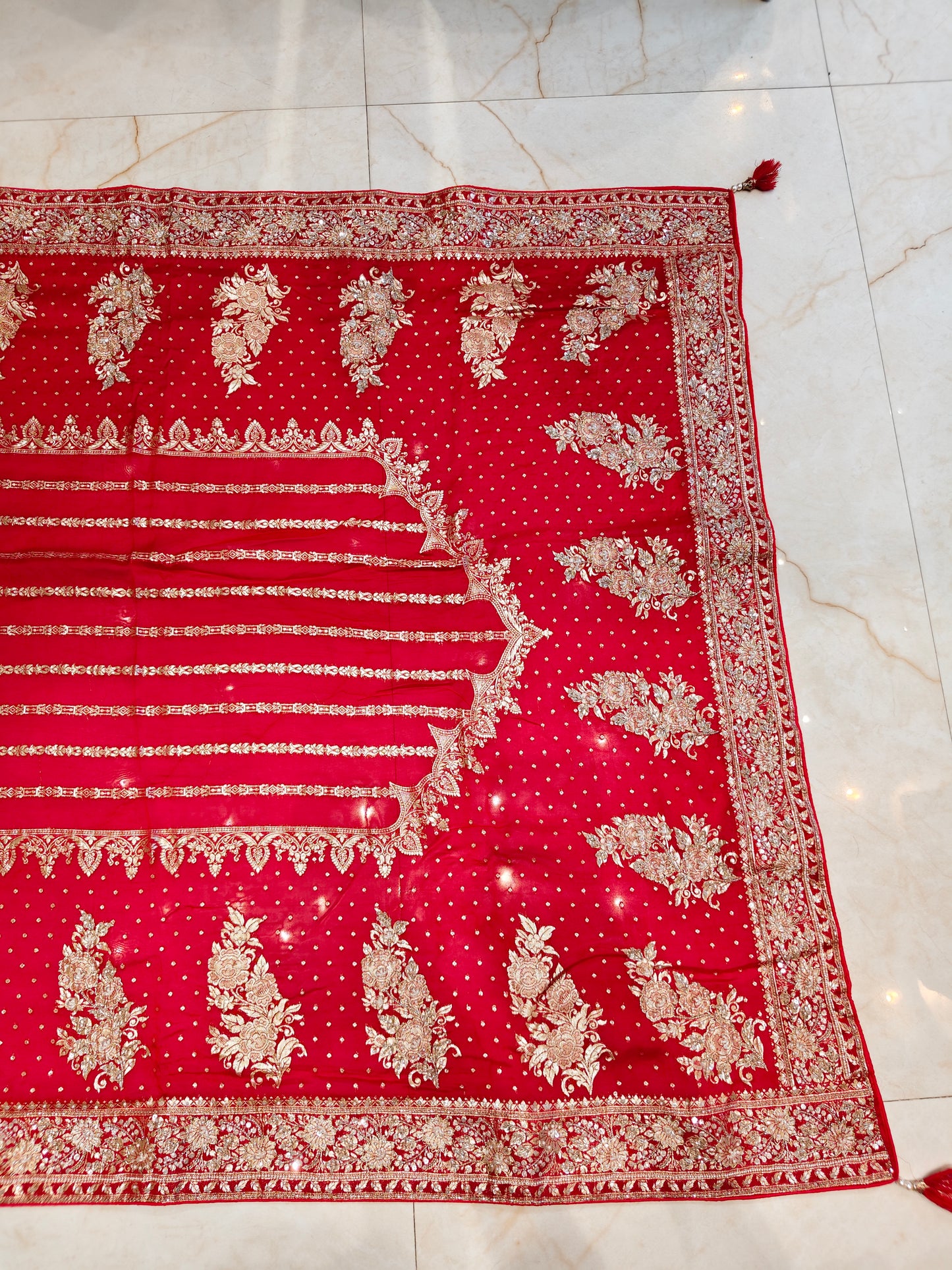 Red Georgette Saree
