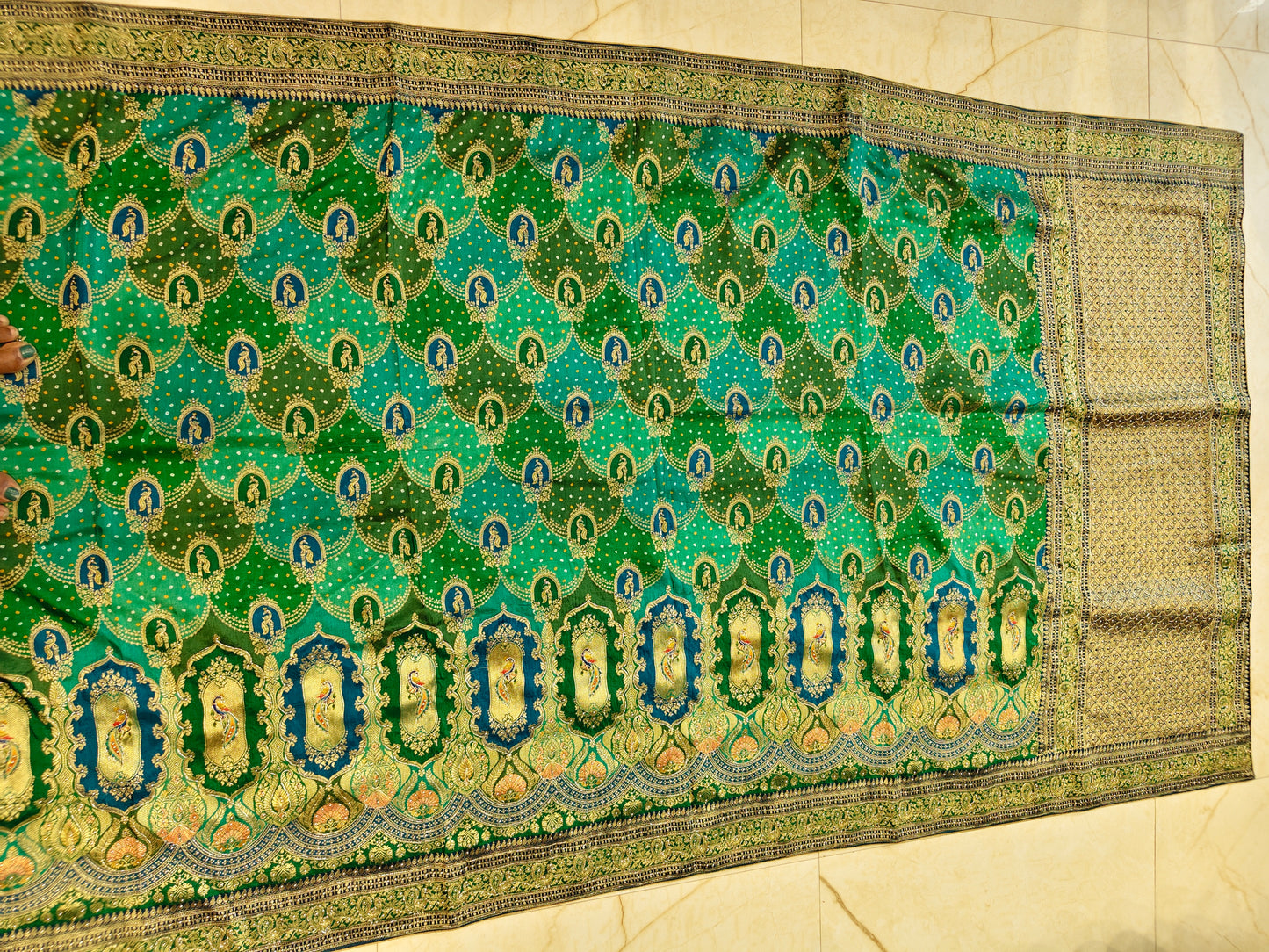 Green Silk Saree