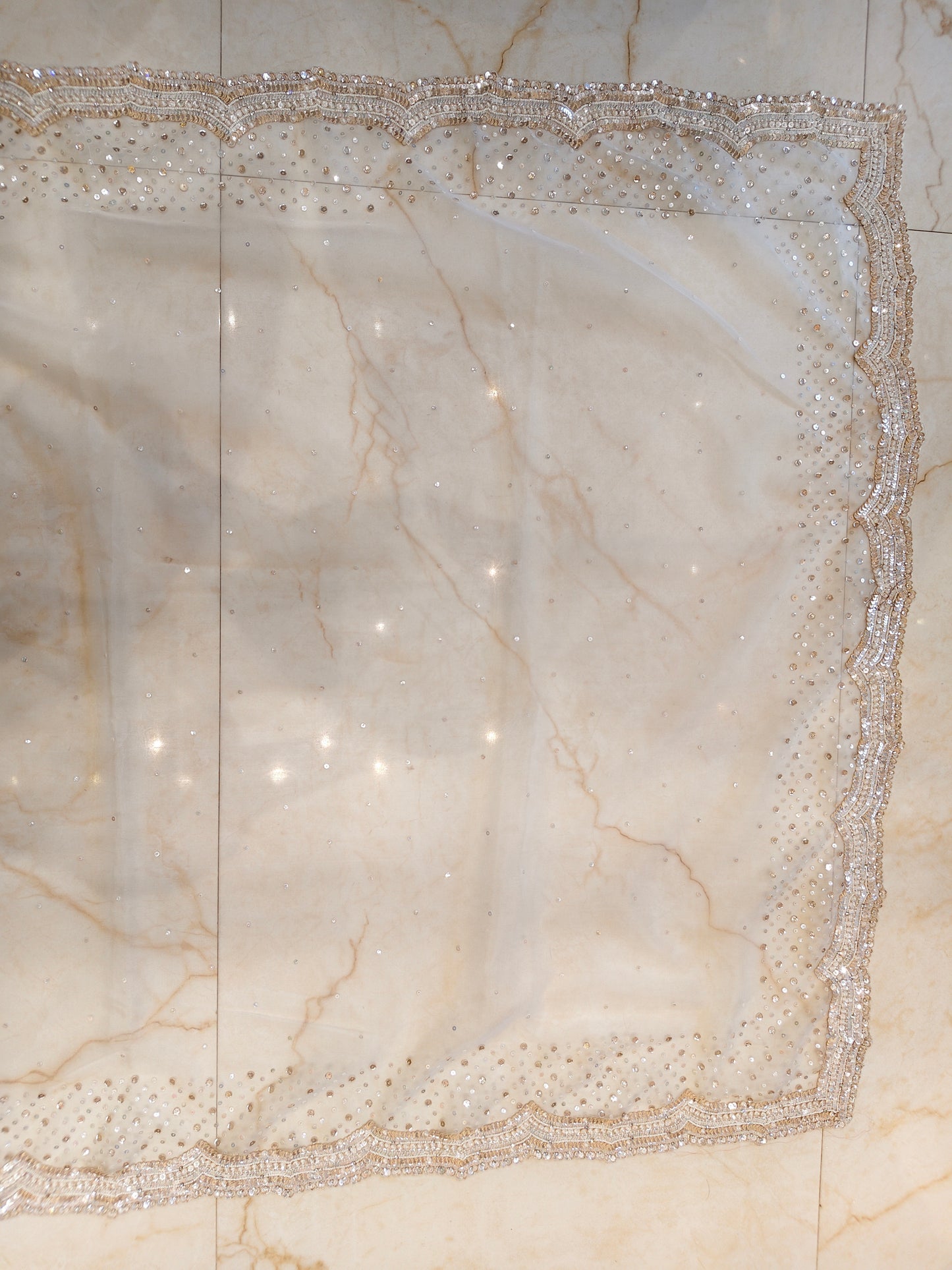 Off White Organza Saree