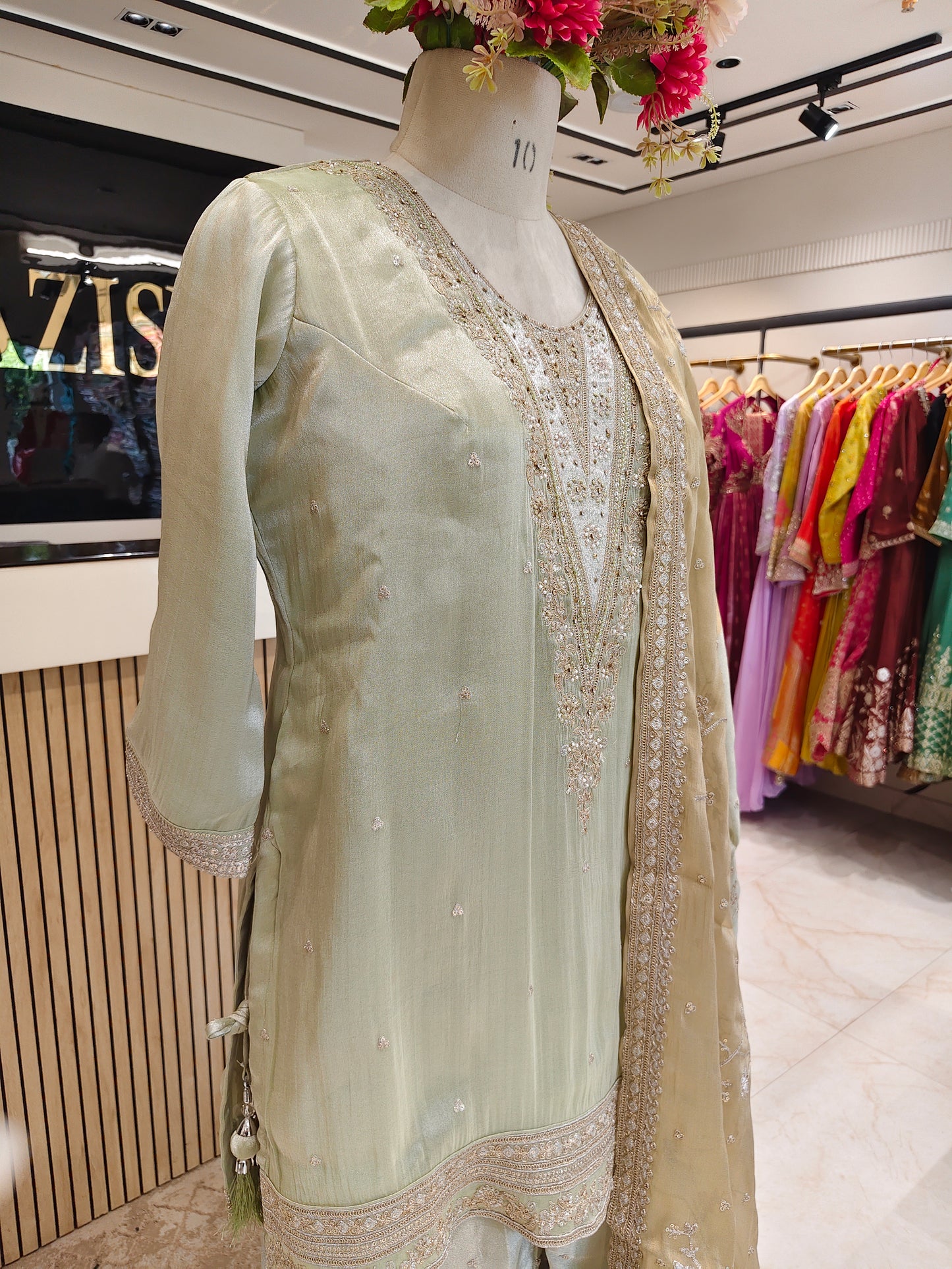 Pista Green Tissue Garara Set