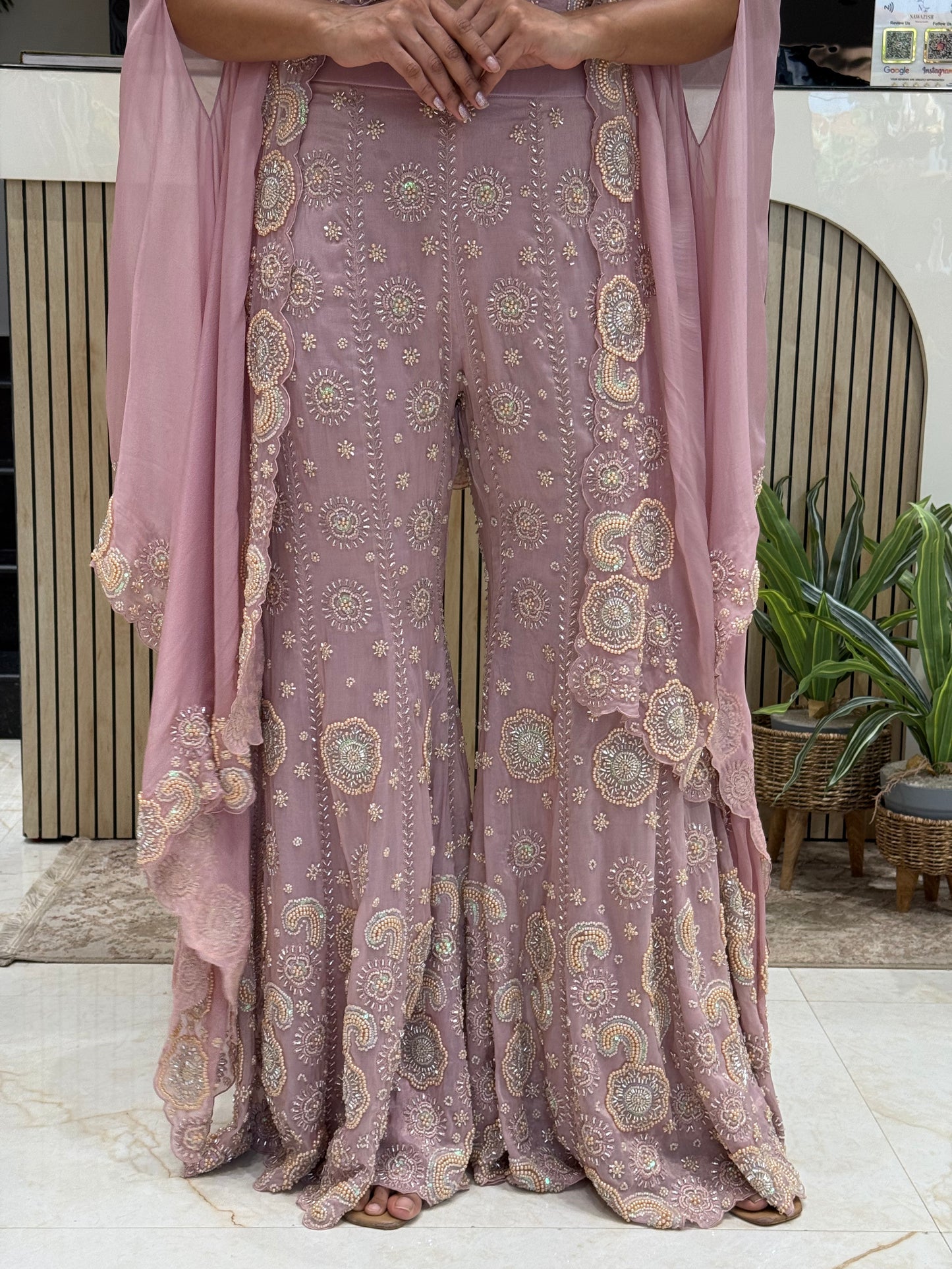 Lavender cape set