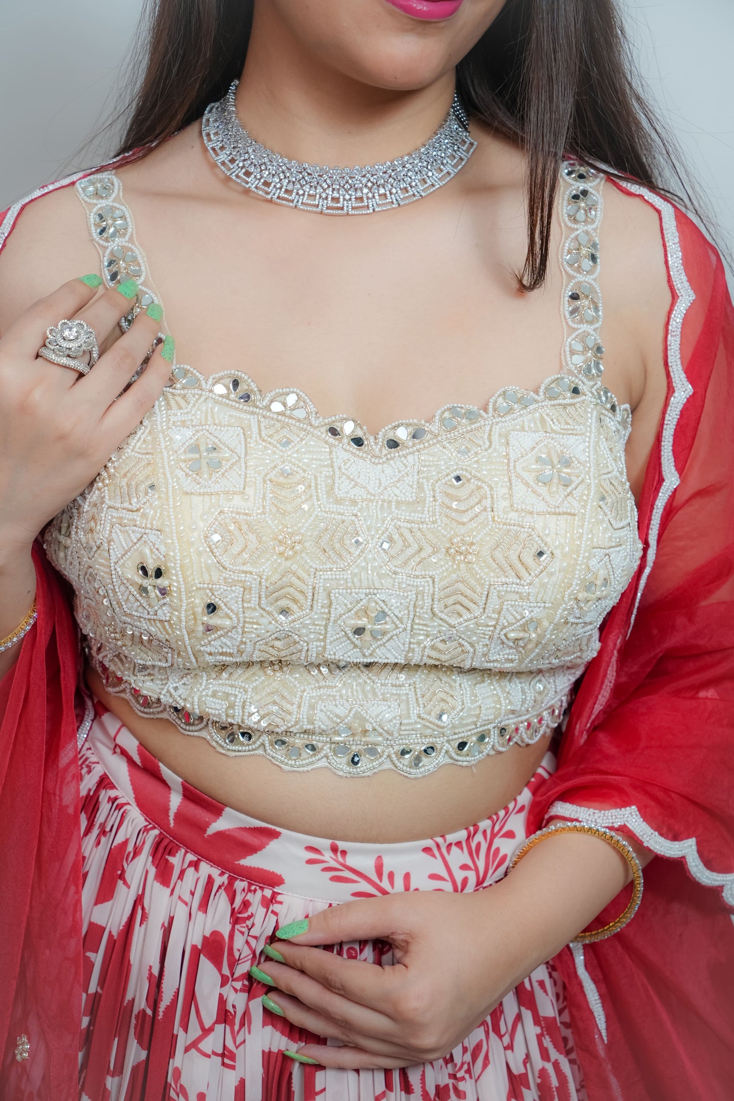 White crop Top