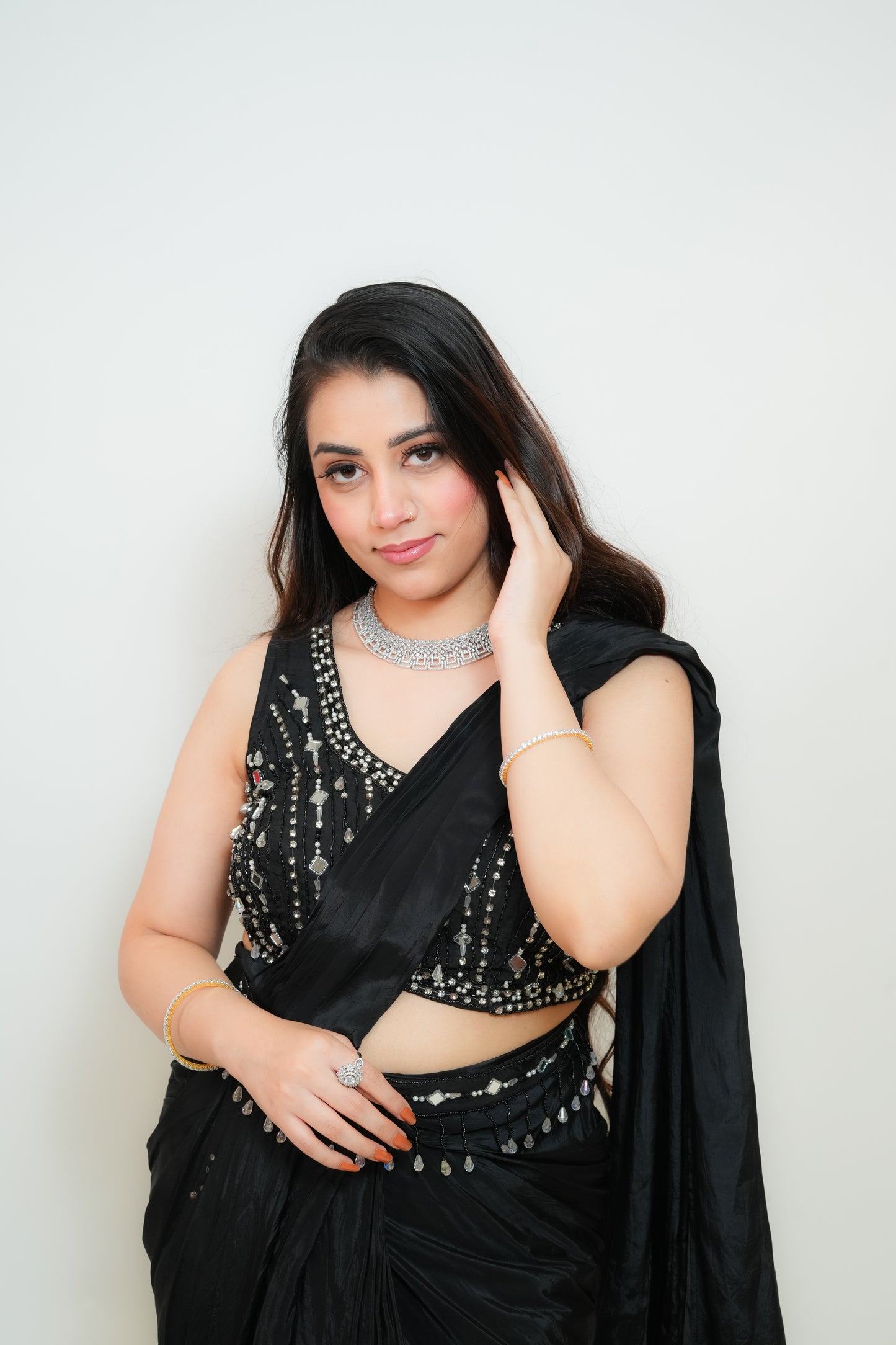 Black Amour drape saree