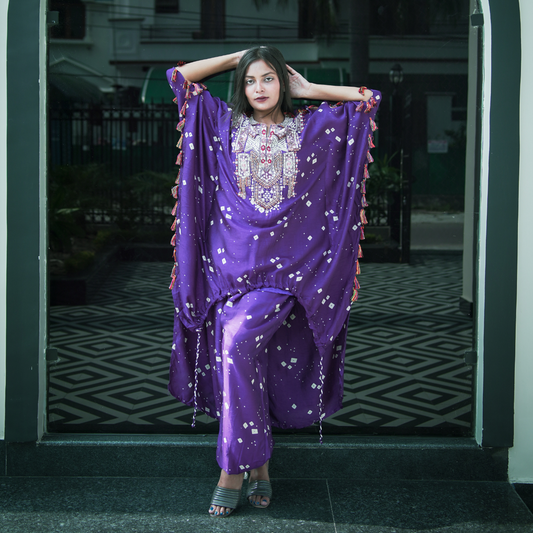 Purple 2pc Indowestern