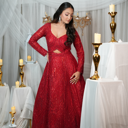 Dreamy Red Gown