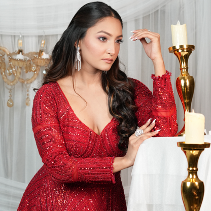 Dreamy Red Gown