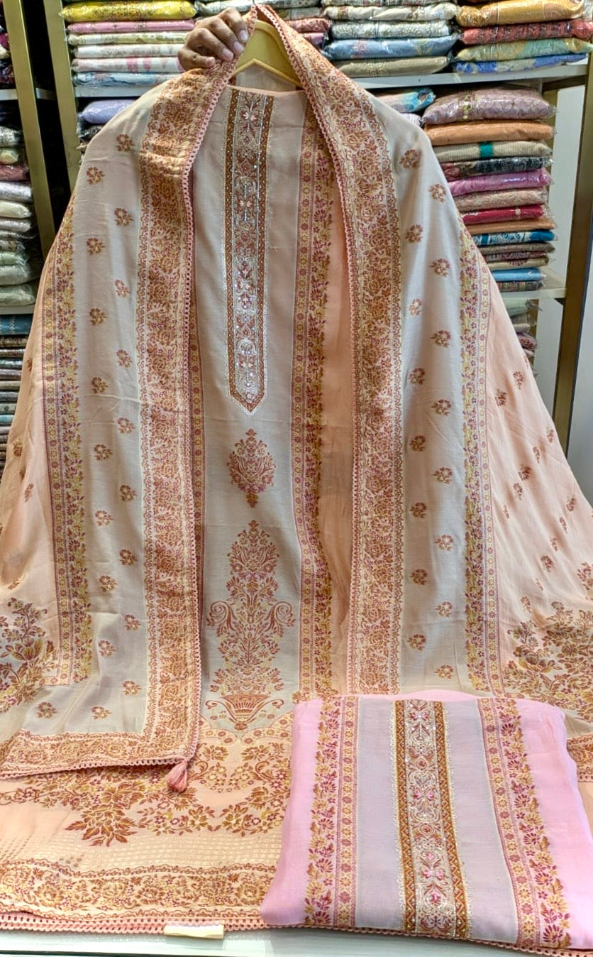 

Premium Mul Cotton Unstitched Suit with Handwork & Jamawar Design – Elegant Festive Wear


Designer Mul Cotton Suit Set with Intricate Handwork, Jamawar Work & Cotton Bottom


Elegant Unstitched Mul Cotton Suit with Hand Embroidery and Matching Dupatta


Luxury Mul Cotton Dress Material with Handwork Dupatta & Jamawar Detailing


Festive Wear Mul Cotton Unstitched Suit with Stylish Handwork and Cotton Bottom