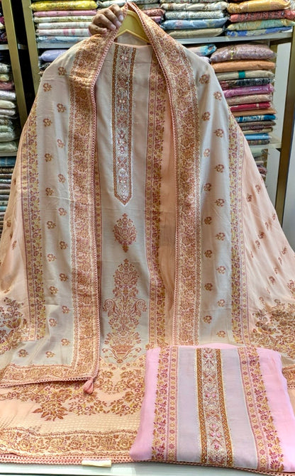 

Premium Mul Cotton Unstitched Suit with Handwork & Jamawar Design – Elegant Festive Wear


Designer Mul Cotton Suit Set with Intricate Handwork, Jamawar Work & Cotton Bottom


Elegant Unstitched Mul Cotton Suit with Hand Embroidery and Matching Dupatta


Luxury Mul Cotton Dress Material with Handwork Dupatta & Jamawar Detailing


Festive Wear Mul Cotton Unstitched Suit with Stylish Handwork and Cotton Bottom
