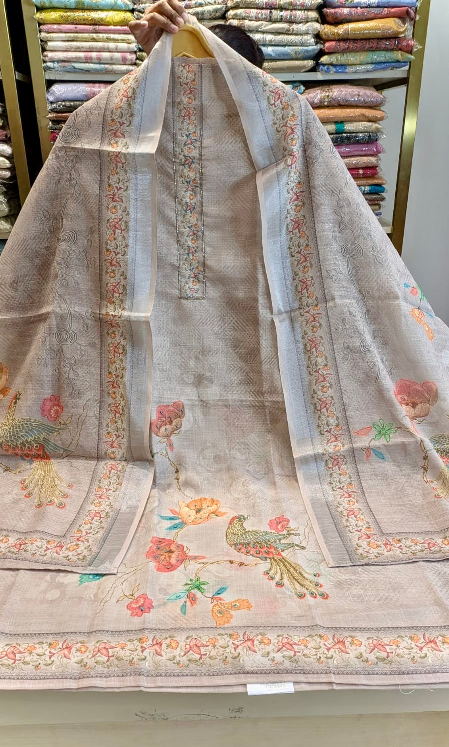 • Elegant Linen Cotton suit with knot work and floral print dupatta
• Stylish unstitched cotton suit perfect for casual and festive wear
• Designer Linen Cotton dress material with comfortable cotton bottom
• Beautiful ethnic wear for women with flower print dupatta
• Lightweight party wear suit with knot work and elegant finish