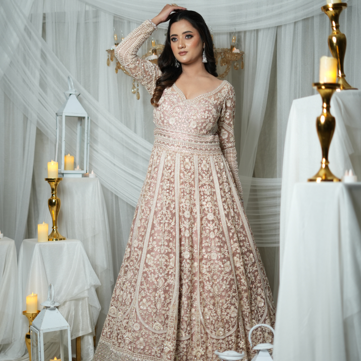 Dreamy Gown In Rose Gold