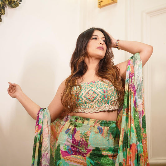 Wild Grace Indo-Western Look