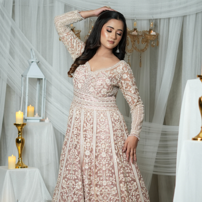 Dreamy Gown In Rose Gold