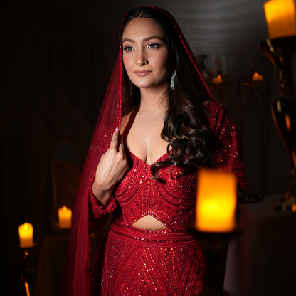 Dreamy Red Gown