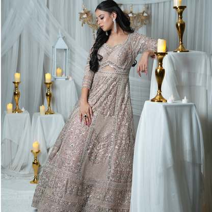 Dreamy Rose Gold Gown