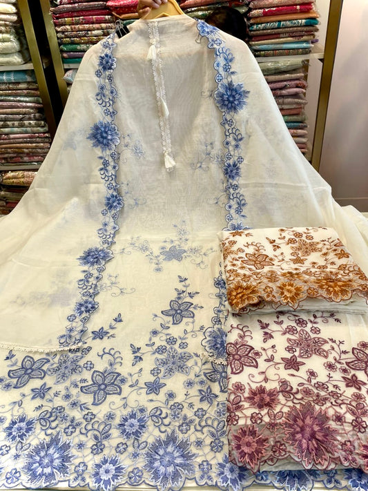 Premium Chanderi Cotton Unstitched Suit with Resham Work & Lace Border Dupatta


Designer Chanderi Cotton Suit Set in Blue, Lavender & Mustard with Cotton Bottom


Elegant Chanderi Cotton Dress Material with Resham Work and 4 Side Lace Border


Festive Wear Chanderi Cotton Suit with Stylish Dupatta and Comfortable Cotton Bottom


Luxury Chanderi Cotton Unstitched Suit for Traditional and Festive Occasions

