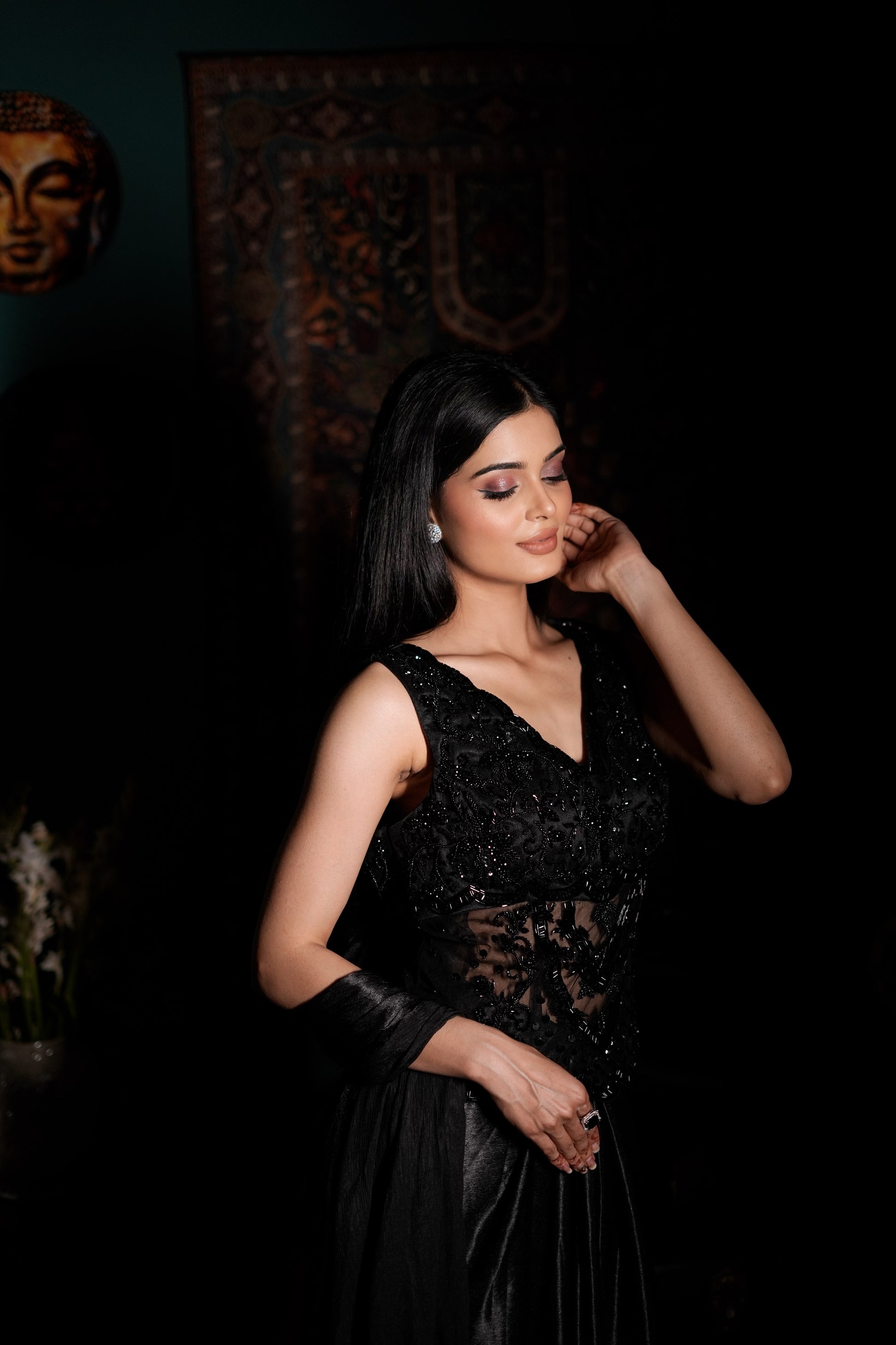 Black Indo Western Co-Ord Set
Handworked Lycra Party Wear Outfit
Kutdana Sequin Designer Co-Ord Set
Luxury Indo Western Dress for Women
Cocktail & Sangeet Wear Black Outfit