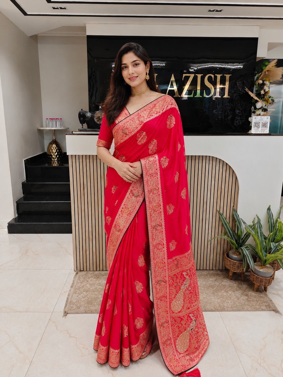 Red Banarasi Silk Saree
Bottle Green Banarasi Saree
Birds Motif Banarasi Saree
Designer Wedding Silk Saree
Handwork Banarasi Saree