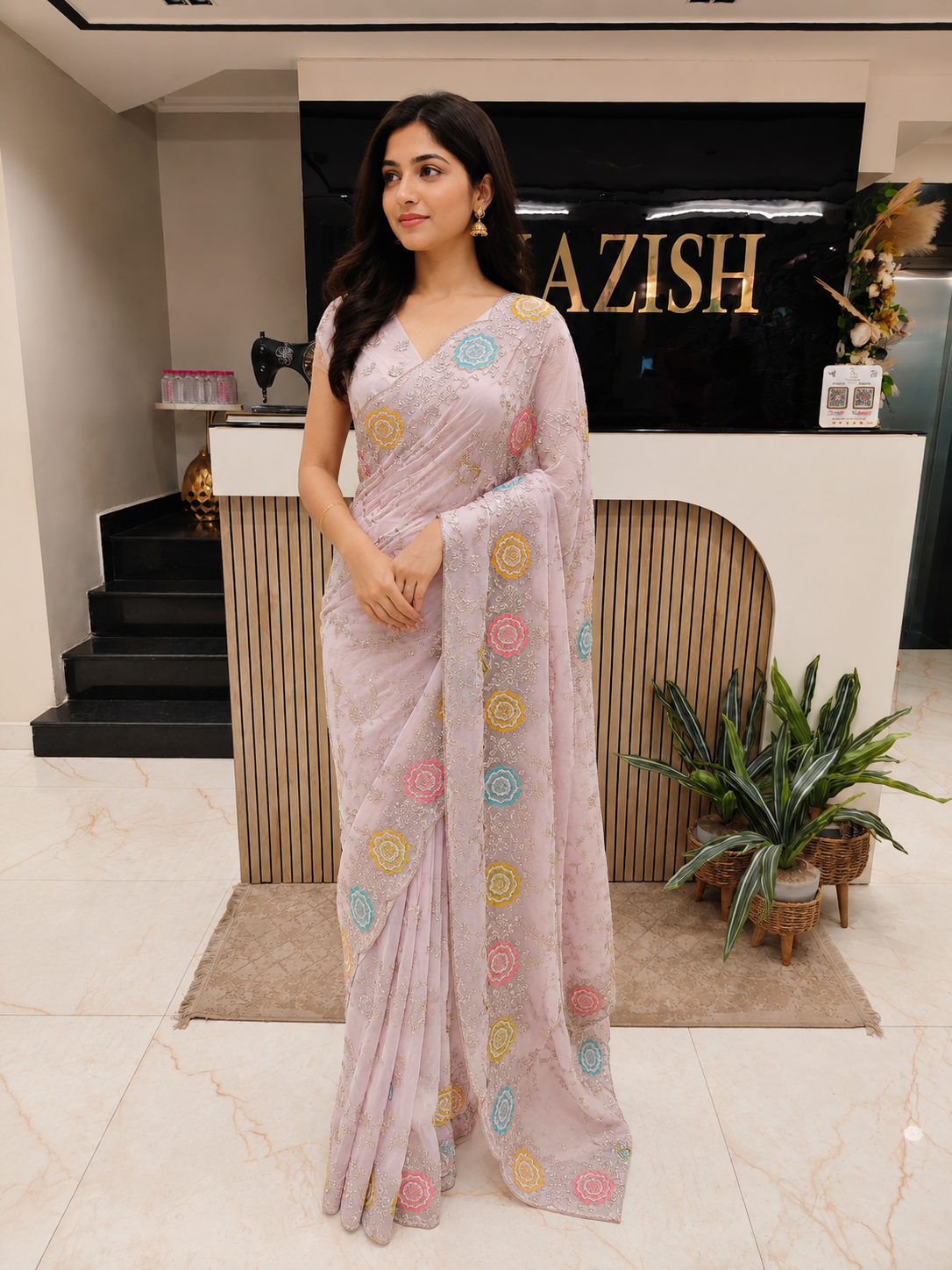 Lavender Georgette Saree
Zari Work Saree
Resham Work Saree
Designer Party Wear Saree
Festive Wear Saree