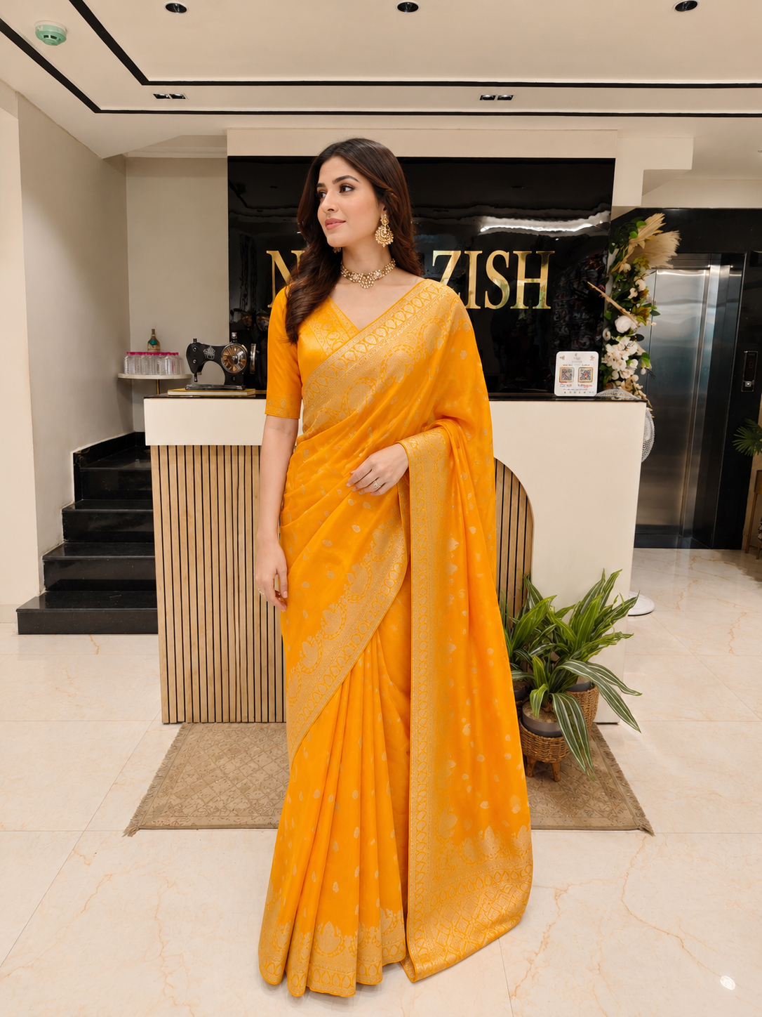 Mustard Silk Saree
Designer Viewing Work Saree
Luxury Wedding Saree India
Traditional Silk Saree for Women
Elegant Festive Saree Collection