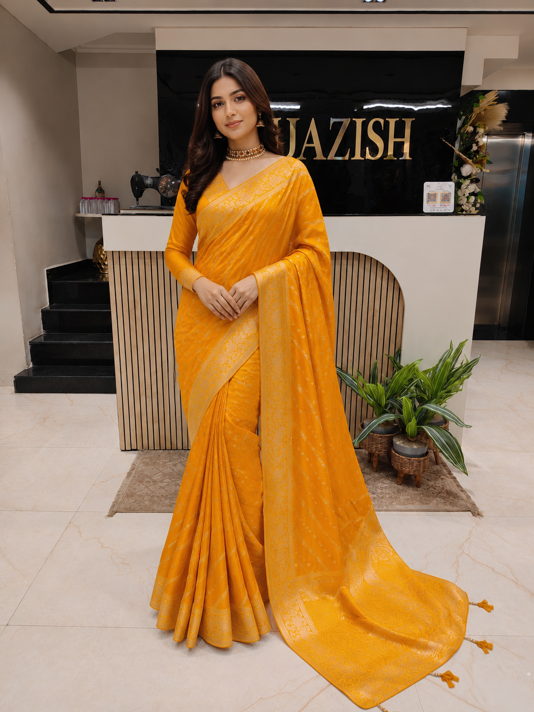 Mustard Satin Saree
Designer Weaving Saree
Satin Party Wear Saree
Elegant Wedding Saree India
Festive Saree for Women