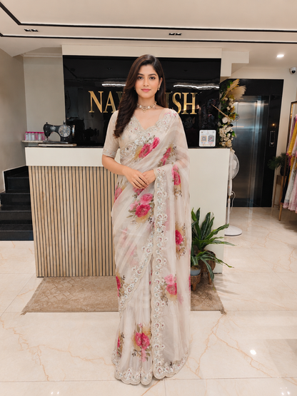 Beige Tissue Saree
Dori Work Saree Women
Designer Party Wear Saree
Wedding Wear Saree India
Luxury Festive Saree