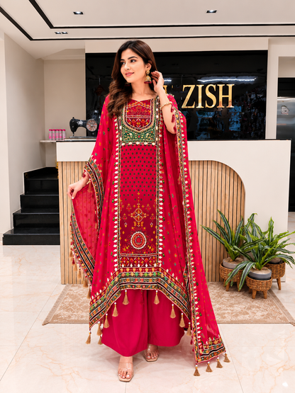 Multicolor Kaftan Set
Designer Kaftan Women
Mirror Work Ethnic Outfit
Contemporary Fusion Wear India
Luxury Festive Wear Women