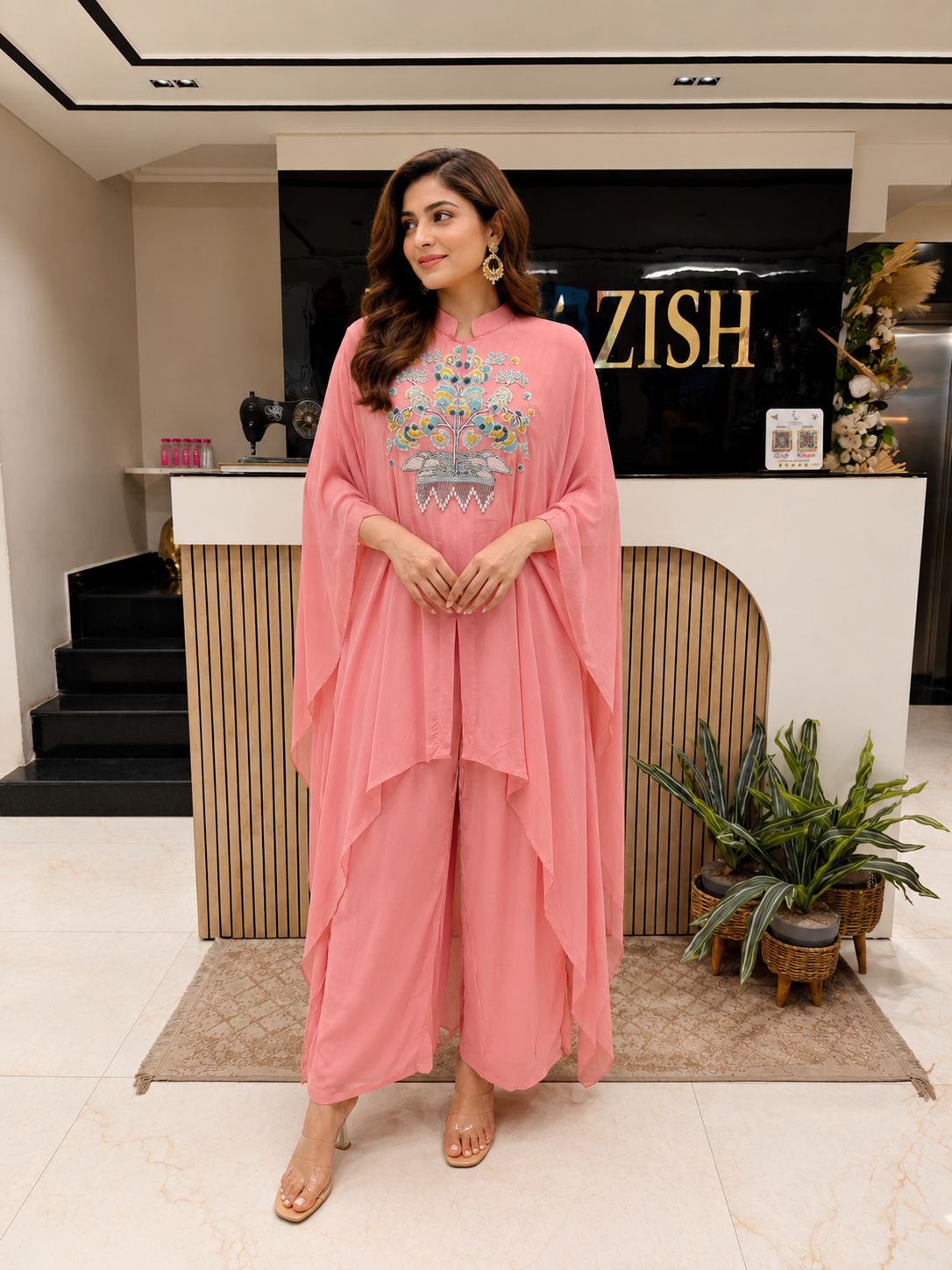 • Baby Pink Indo Western
• Designer Kaftaan Set
• Handworked Party Wear Outfit
• Georgette Kaftaan Set
• Luxury Indo Western in Lucknow