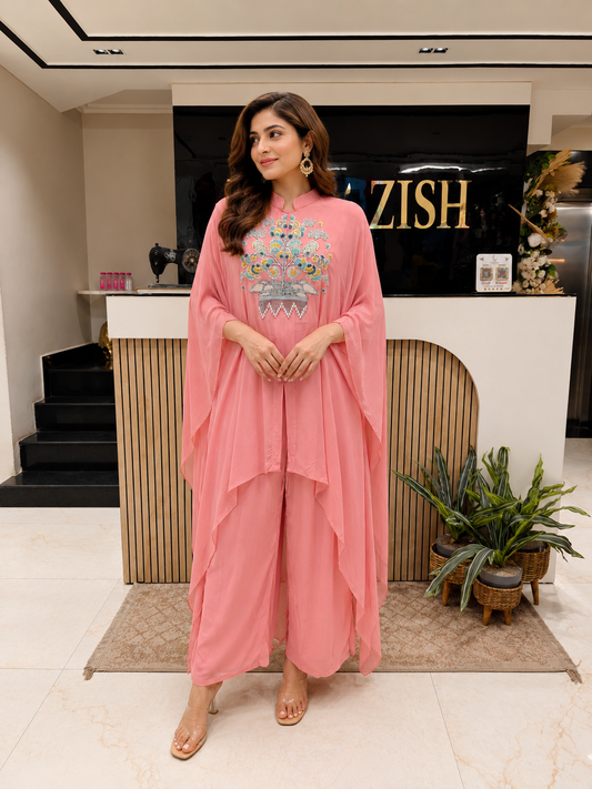 • Baby Pink Indo Western
• Designer Kaftaan Set
• Handworked Party Wear Outfit
• Georgette Kaftaan Set
• Luxury Indo Western in Lucknow