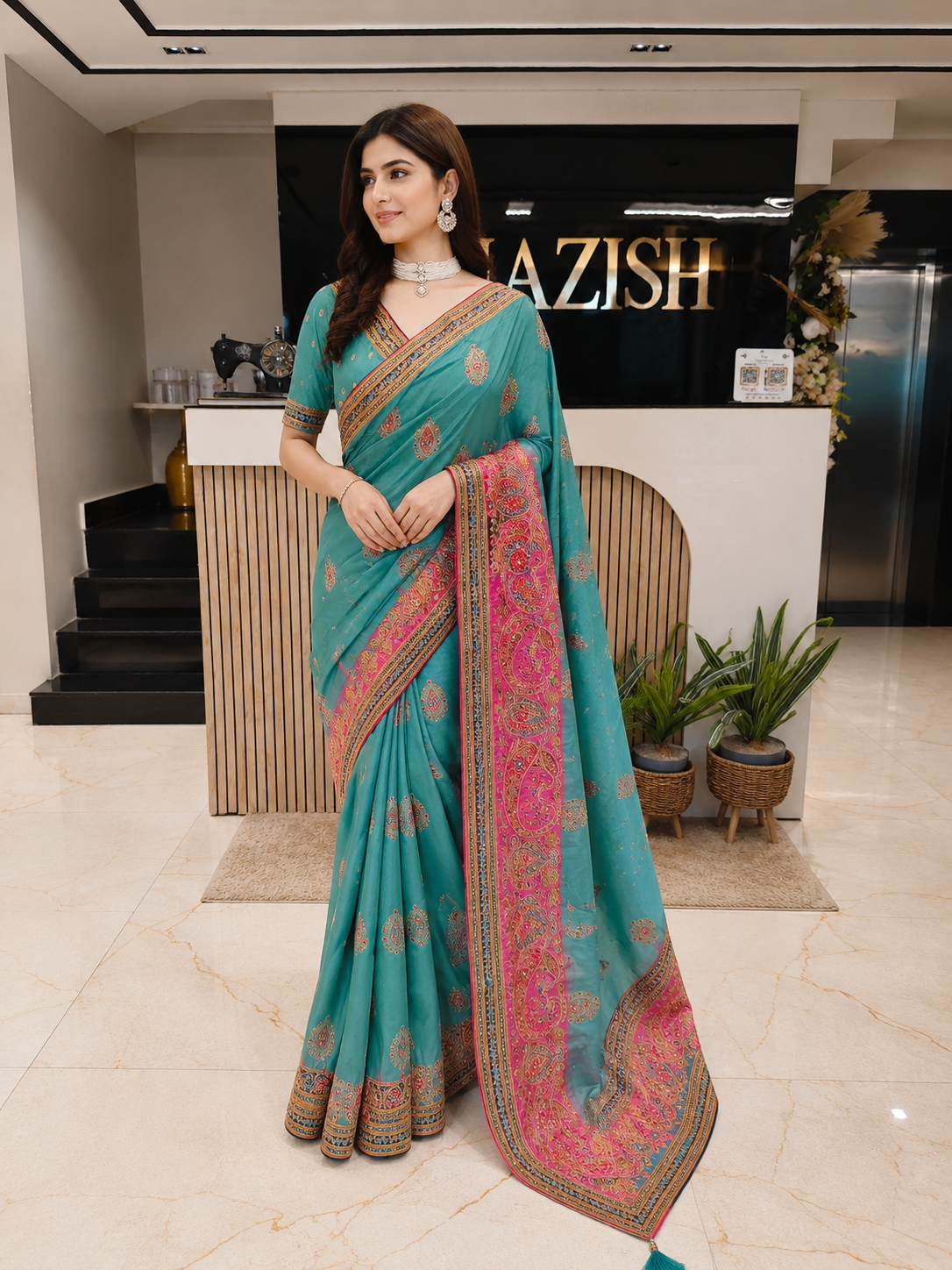 Green Uppada Silk Saree