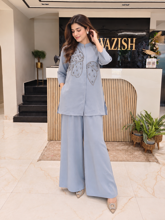 Grey Lycra Co-ord Set
Designer Lycra Co-ord Set
Kutdana Poth Crystal Work Co-ord Set
Party Wear Co-ord Outfit
Luxury Ethnic Wear
