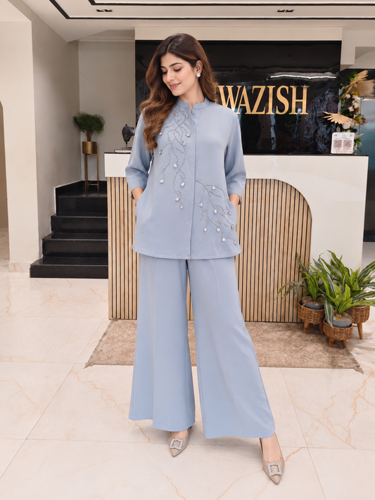 Grey Lycra Co-ord Set
Designer Lycra Co-ord Set
Kutdana Poth Sequins Work Co-ord Set
Party Wear Palazzo Co-ord Set
Luxury Ethnic Wear