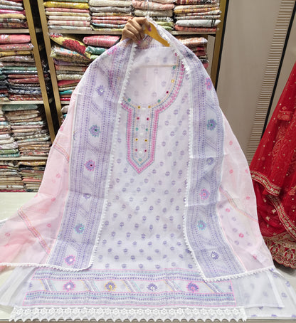 Kota Cotton Flower Print Suit