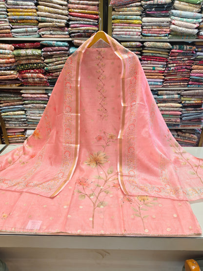 Kota Print Knot Work Suit