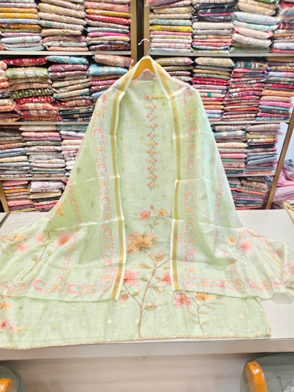 Kota Print Knot Work Suit