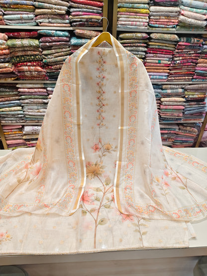 Kota Print Knot Work Suit