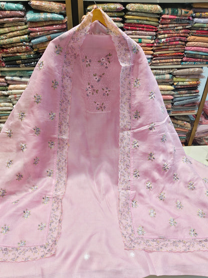 Kota Neck Handwork Suit