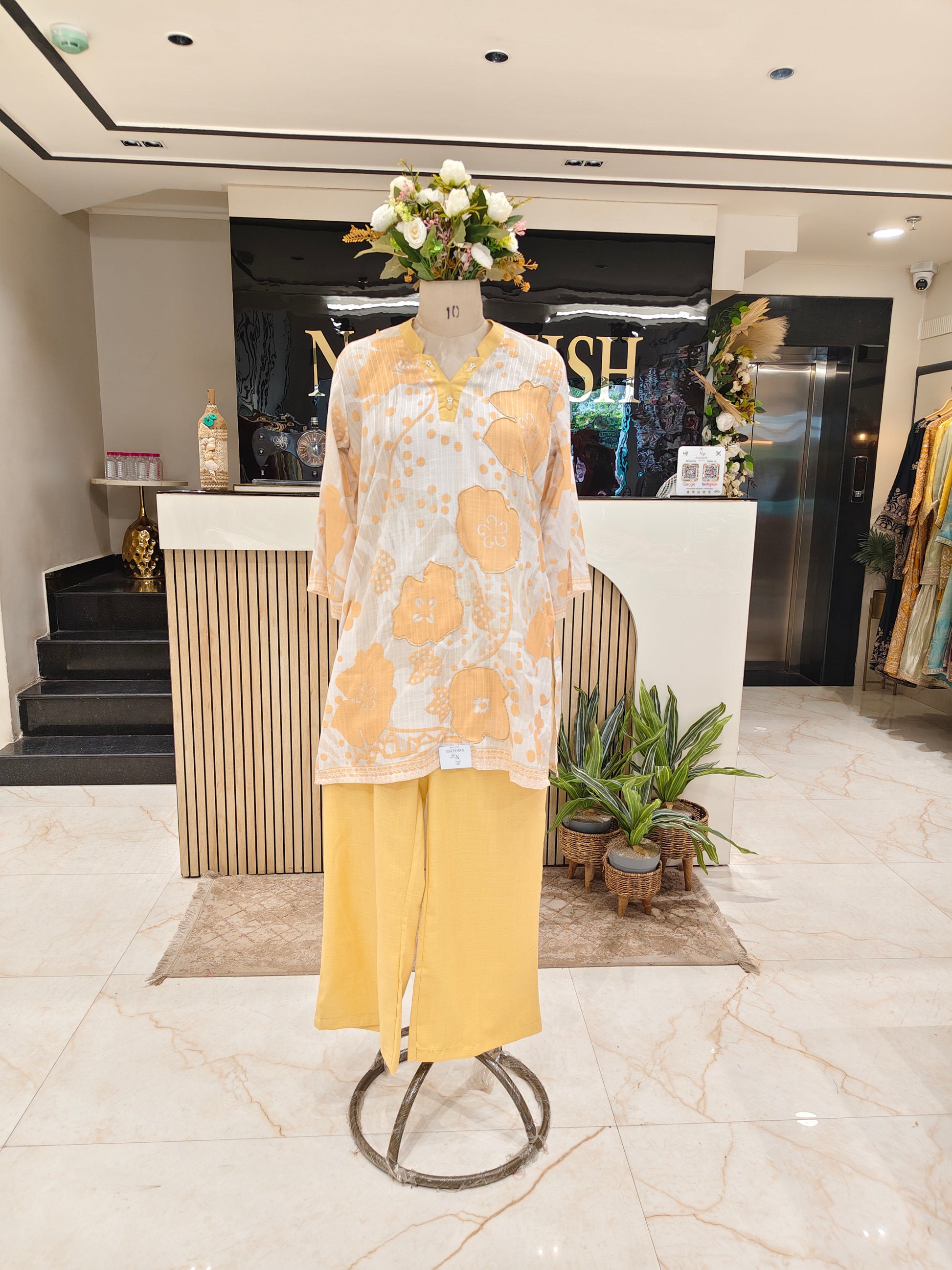 Yellow Cotton Co-Ord Set for Women
Printed Cotton Co-Ord Set with Dori Work
Stylish Cotton Co-Ord Set for Daily Wear
Designer Yellow Co-Ord Set for Ladies
Casual Wear Cotton Co-Ord Se