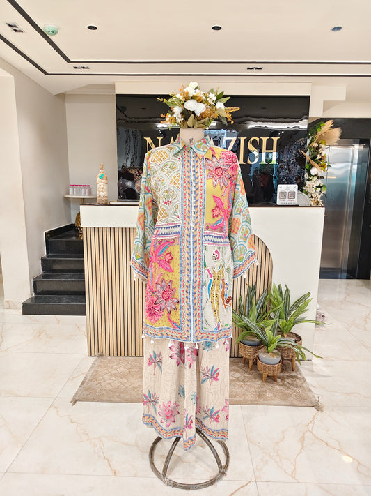 Multi Linen Co-Ord Set
Dori Handwork Co Ord Set
Floral Palazzo Designer Set
Linen Party Wear Co Ord Outfit
Women Ethnic Co Ord Set