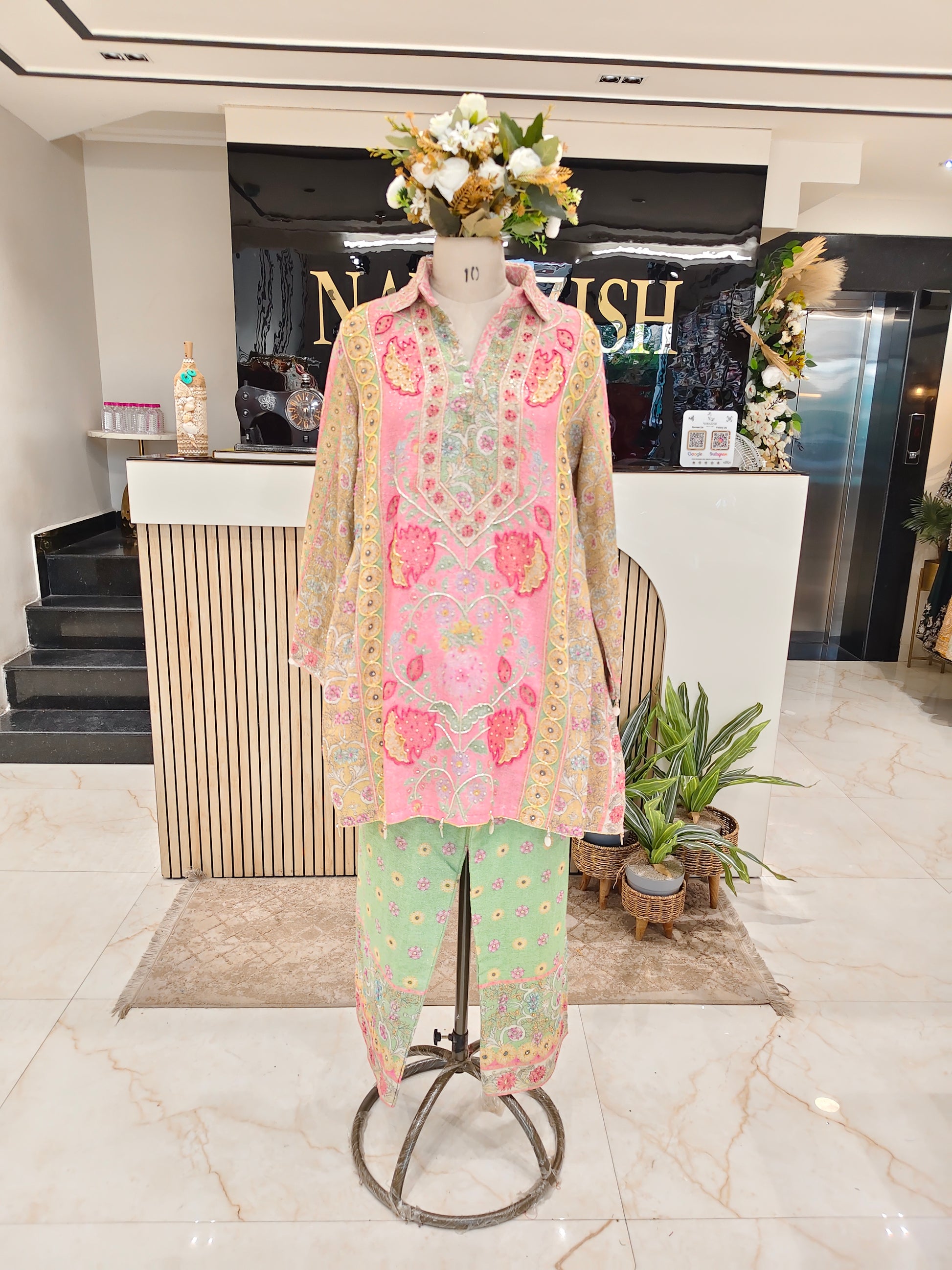 Pink Jute Cutdana Co-Ord Set
Designer Jute Co-Ord Set for Women
Cutdana Sequeins Jute Co-Ord Set
Printed Jute Party Wear Co-Ord Set
Stylish Pink Co-Ord Set for Women