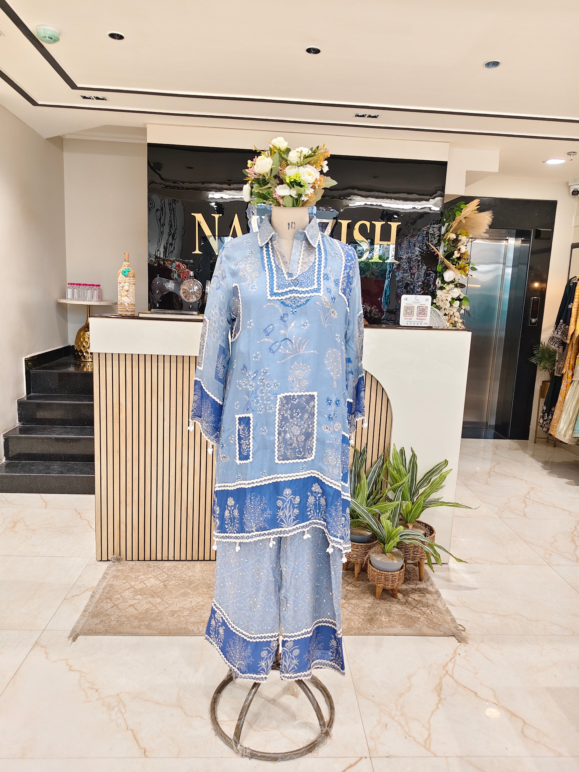 Blue Georgette Cutdana Co-Ord Set
Designer Georgette Co-Ord Set for Women
Cutdana Sequeins Co-Ord Set
Printed Georgette Party Wear Co-Ord Set
Stylish Blue Co-Ord Set for Women